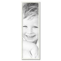 ArtToFrames 14" x 47" White Picture Frame, 14x47 inch White Wood Poster Frame (WOM-5140)