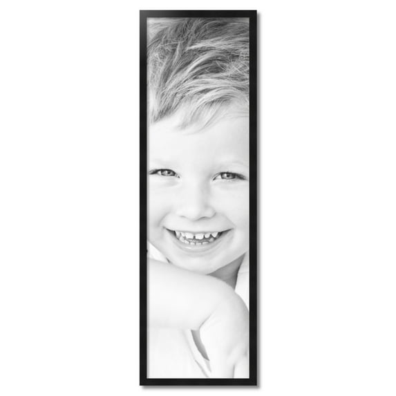 ArtToFrames 14" x 48" Black Picture Frame, 14x48 inch Black Wood Poster Frame (WOM-5139)