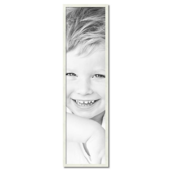 ArtToFrames 14" x 54" White Picture Frame, 14x54 inch White Wood Poster Frame (WOM-5140)