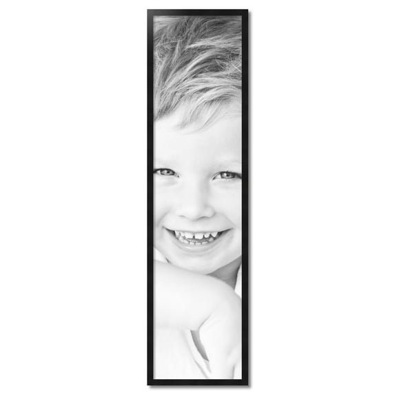 ArtToFrames 14" x 56" Black Picture Frame, 14x56 inch Black Wood Poster Frame (WOM-5139)