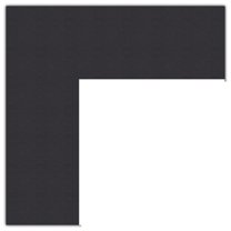 ArtToFrames 12x14 Black Custom Mat for Picture Frame with Opening for  8x10 Photos. Mat Only, Frame Not Included (MAT-21)