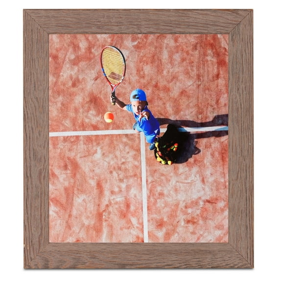 ArtToFrames 14x14" Gray Picture Frame, Gray Wood Poster Frame, with Regular Glass and Foam Backing 3/16 inch (FBPL-4289)