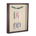 thumbnail image 1 of ArtToFrames 14x14 Inch Shadow Box Picture Frame, with a Verlinga Brown 1 Wide Shadowbox frame and Oyster Mat Backing (4656), 1 of 7