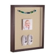 thumbnail image 1 of ArtToFrames 14x14 Inch Shadow Box Picture Frame, with a Verlinga Brown 1 Wide Shadowbox frame and Seaside Mat Backing (4656), 1 of 7