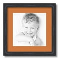 thumbnail image 1 of ArtToFrames 14x14" Matted Picture Frame with 10x10" Single Mat Photo Opening Framed in 1.25" Black Stain on Solid Red Oak and 2" Octoberfest Mat (FWM-4083-14x14), 1 of 8