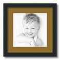 thumbnail image 1 of ArtToFrames 14x14" Matted Picture Frame with 10x10" Single Mat Photo Opening Framed in 1.25" Satin Black and 2" El Dorado Mat (FWM-3926-14x14), 1 of 8