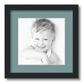 thumbnail image 1 of ArtToFrames 14x14" Matted Picture Frame with 10x10" Single Mat Photo Opening Framed in 1.25" Satin Black and 2" Nile Green Mat (FWM-3926-14x14), 1 of 8