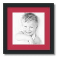 thumbnail image 1 of ArtToFrames 14x14" Matted Picture Frame with 10x10" Single Mat Photo Opening Framed in 1.25" Satin Black and 2" Rouge Mat (FWM-3926-14x14), 1 of 8