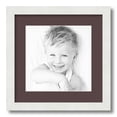 thumbnail image 1 of ArtToFrames 14x14" Matted Picture Frame with 10x10" Single Mat Photo Opening Framed in 1.25" Satin White Frame and 2" Peat Mat (FWM-3966-14x14), 1 of 8