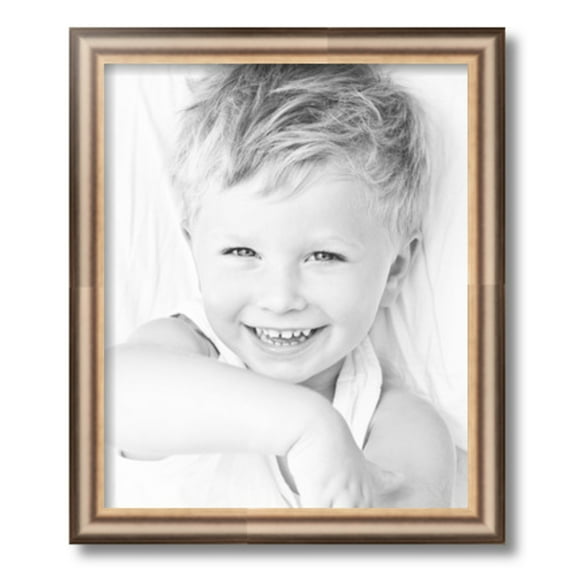 ArtToFrames 14x17" Anique Silver Picture Frame, Silver Wood Poster Frame, with Regular Glass and 2 (FBPL-4964)