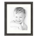 thumbnail image 1 of ArtToFrames 14x17" Matted Picture Frame with 10x13" Single Mat Photo Opening Framed in 1.25" Antique Black and 2" Porcelain Mat (FWM-5106-14x17), 1 of 7