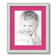 thumbnail image 1 of ArtToFrames 14x17 Matted Picture Frame with 10x13 Single Mat Photo Opening Framed in 1.25 Off White Wash on Ash and 2 Tulip Mat (FWM-4098-14x17), 1 of 8
