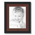 thumbnail image 1 of ArtToFrames 14x17 Matted Picture Frame with 10x13 Single Mat Photo Opening Framed in 1.25 Satin Black and 2 Maroon Mat (FWM-3926-14x17), 1 of 8