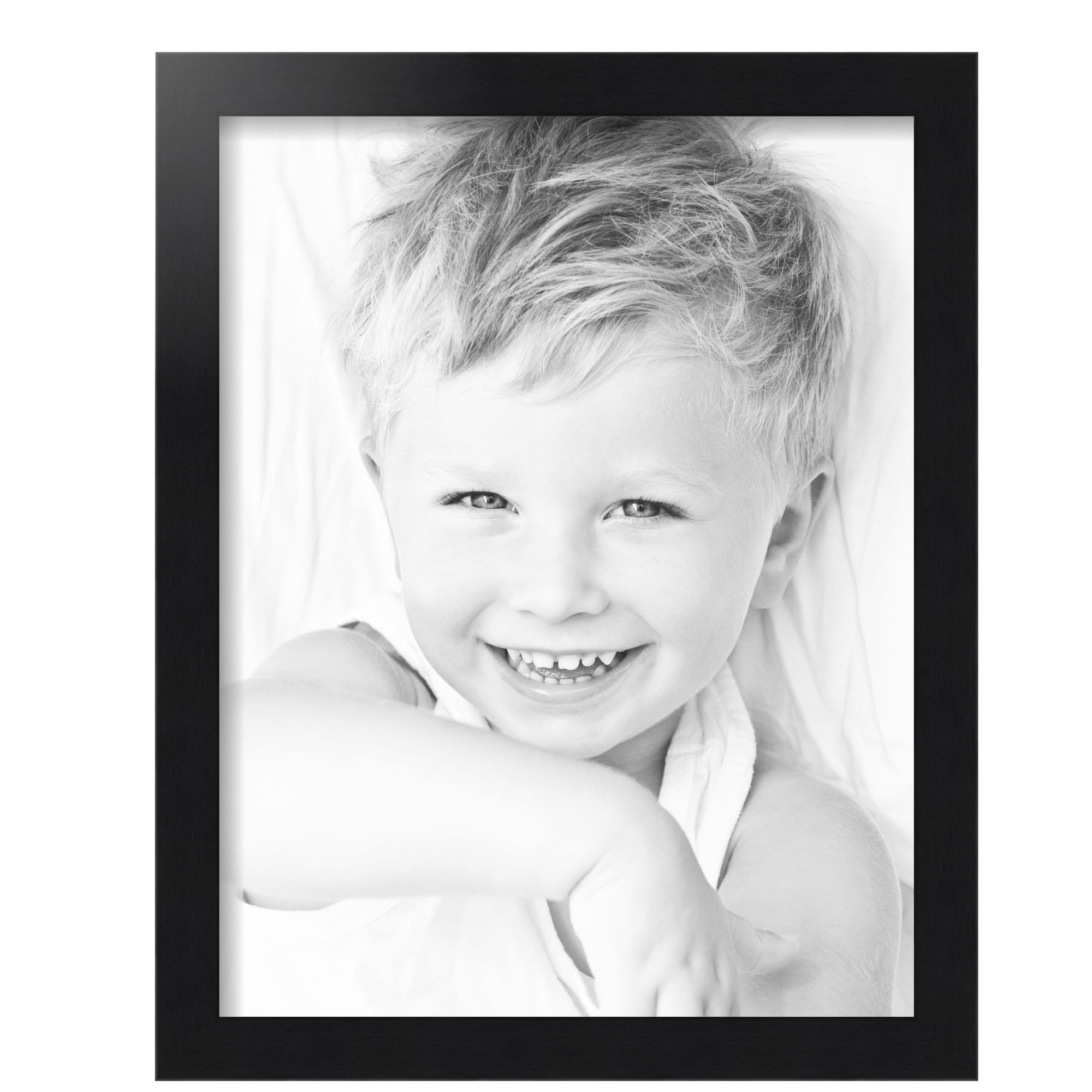 ArtToFrames 14x18 Inch Black Steel Picture Frame, This Black MDF Poster Frame is Great for Your Art or Photos, Comes with Regular Glass (4639)