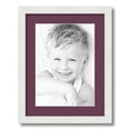 thumbnail image 1 of ArtToFrames 14x18 Matted Picture Frame with 10x14 Single Mat Photo Opening Framed in 1.25 Satin White Frame and 2 Ruby Mat (FWM-3966-14x18), 1 of 8