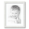 thumbnail image 1 of ArtToFrames 14x18 Matted Picture Frame with 10x14 Single Mat Photo Opening Framed in 1.25 Satin White Frame and 2 Super White Mat (FWM-3966-14x18), 1 of 1