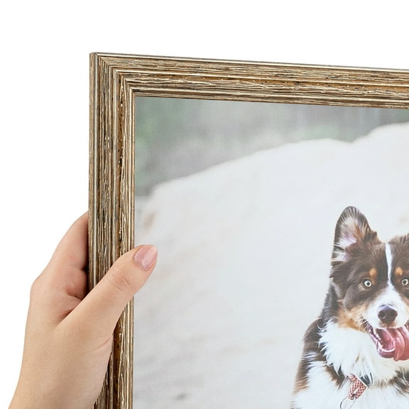 ArtToFrames 14x18 inch Brown Picture Frame, Brown 14" x 18" Wood Poster Frame (WOM-4717) 1234