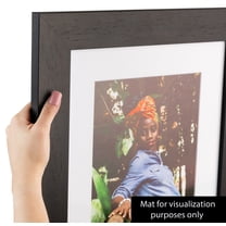 ArtToFrames 14x20 Inch Walnut Picture Frame, This Brown MDF Poster Frame is Great for Your Art or Photos, Comes with Regular Glass (2WOM-3914)