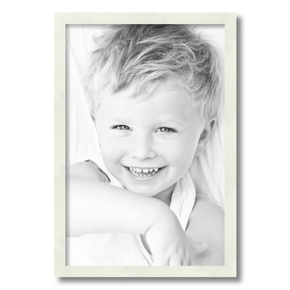 ArtToFrames 14x21" White Picture Frame, White Wood Poster Frame, with Regular Acrylic and 2 (FBPL-5140)