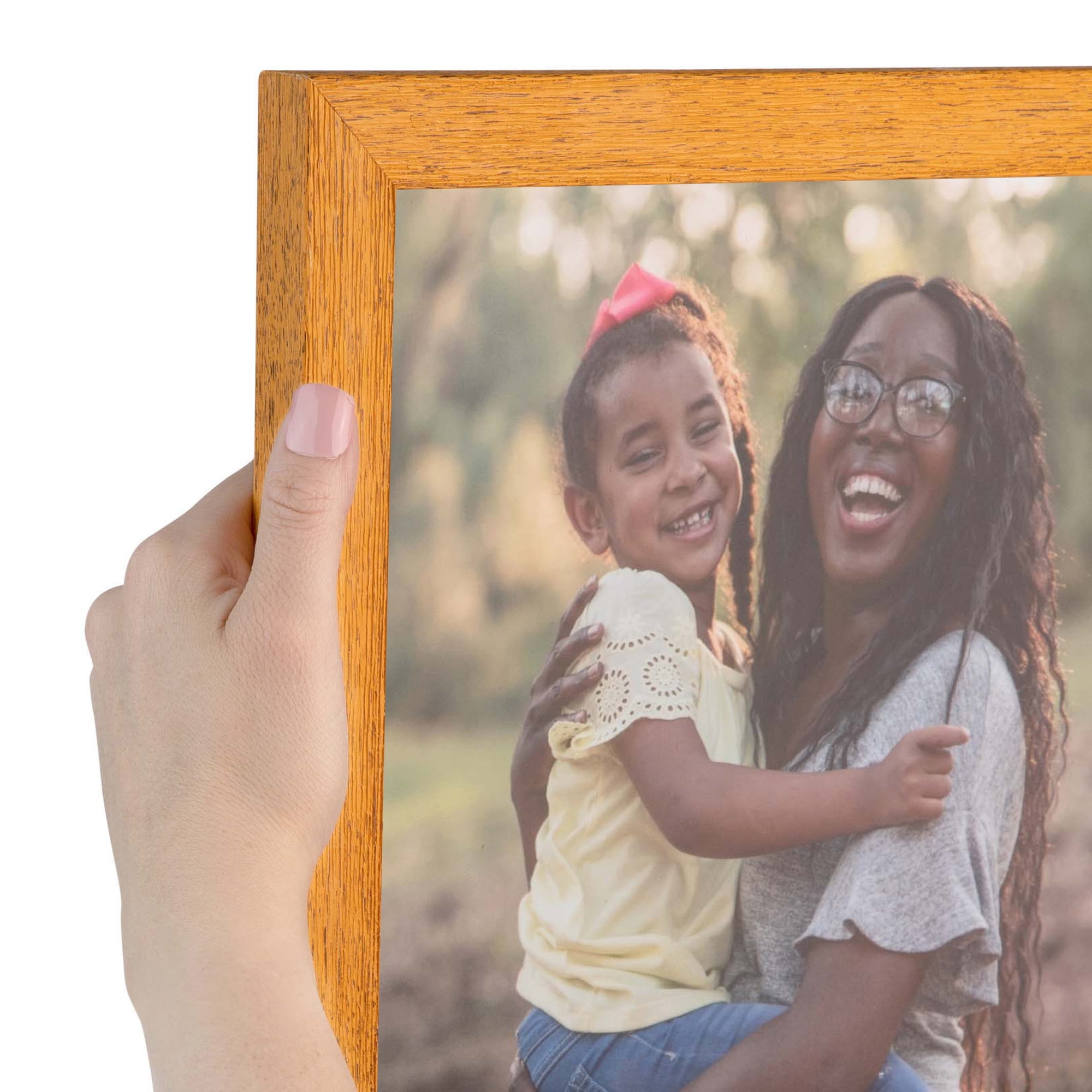 ArtToFrames 8x8 Inch Green Picture Frame, This Green Wood Poster Frame is  Great for Your Art or Photos, Comes with Regular Glass (4442)