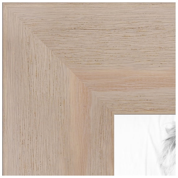 ArtToFrames 14x22 inch Clear Stain Picture Frame, White Wood Poster Frame (4290)