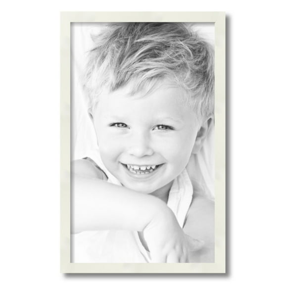 ArtToFrames 14x23 inch White Picture Frame, White 14" x 23" Wood Poster Frame (WOM-5140) 1234