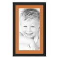 thumbnail image 1 of ArtToFrames 14x24" Matted Picture Frame with 10x20" Single Mat Photo Opening Framed in 1.25" Satin Black and 2" Octoberfest Mat (FWM-3926-14x24), 1 of 8