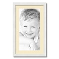 thumbnail image 1 of ArtToFrames 14x24 Matted Picture Frame with 10x20 Single Mat Photo Opening Framed in 1.25 Satin White Frame and 2 Cream Mat (FWM-3966-14x24), 1 of 8