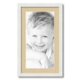 thumbnail image 1 of ArtToFrames 14x24 Matted Picture Frame with 10x20 Single Mat Photo Opening Framed in 1.25 Satin White Frame and 2 Green Whisper Mat (FWM-3966-14x24), 1 of 8