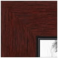 thumbnail image 1 of ArtToFrames 14x25 inch Mahogany with Black Lip Picture Frame, Brown Wood Poster Frame (4832), 1 of 1