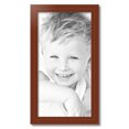 thumbnail image 1 of ArtToFrames 14x27" Honey Picture Frame, Brown Wood Poster Frame, with Regular Acrylic and Foam Backing 3/16 inch (FBPL-4349), 1 of 5
