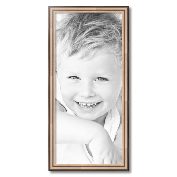 ArtToFrames 14x31" Anique Silver Picture Frame, Silver Wood Poster Frame, with Regular Acrylic and 2 (FBPL-4964)