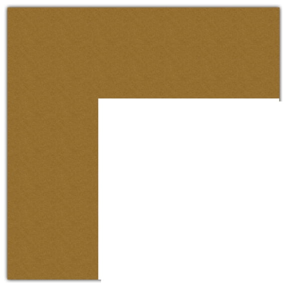 ArtToFrames 14x32" El Dorado Custom Mat for Picture Frame with Opening for 10x28" Photos. Mat Only, Frame Not Included (MAT-135)
