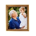 thumbnail image 1 of ArtToFrames 14x32" New Gold Picture Frame, Gold Wood Poster Frame, with Regular Acrylic and 2 (FBPL-4998), 1 of 7