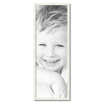 ArtToFrames 14x40 inch White Picture Frame, White 14" x 40" Wood Poster Frame (WOM-5140) 1234