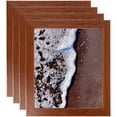 thumbnail image 1 of ArtToFrames 15" x 16" Walnut Picture Frame, 15x16 inch Brown MDF Poster Frame (WOM-4296), 4 Pack, 1 of 7