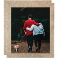 thumbnail image 1 of ArtToFrames 15" x 17" Silver Picture Frame, 15x17 inch Silver MDF Poster Frame (WOM-4642), 2 Pack, 1 of 7