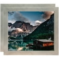 thumbnail image 1 of ArtToFrames 15" x 18" Classic Silver Picture Frame, 15x18 inch Gray MDF Poster Frame (WOM-4499), 2 Pack, 1 of 7