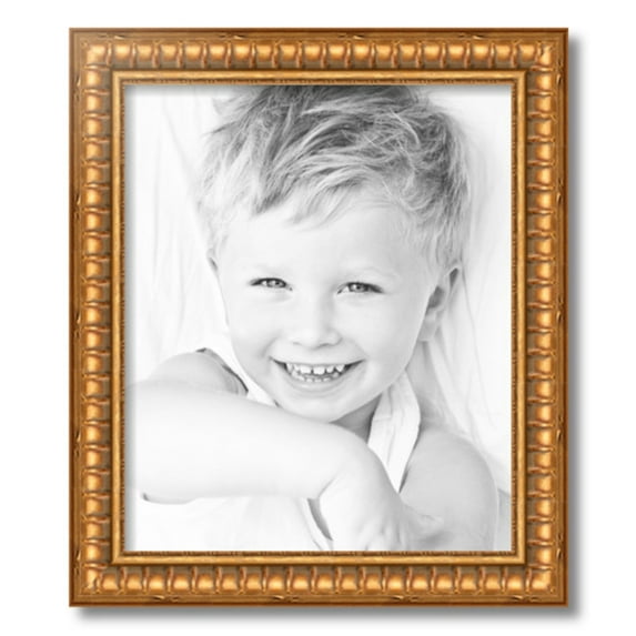 ArtToFrames 15" x 18" Gold Picture Frame, 15x18 inch Gold Wood Poster Frame (WOM-4293), 3 Pack