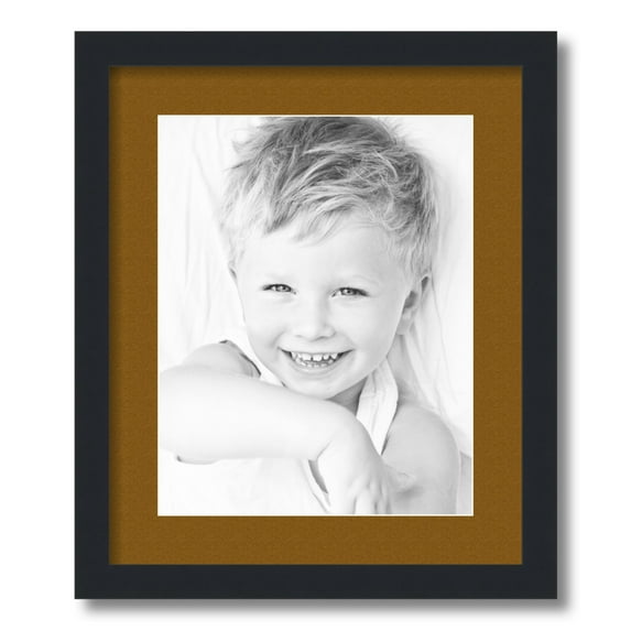 ArtToFrames 15 x 18 Medium Density Fiberboard Wall Mounted Picture Frame, Black