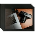 thumbnail image 1 of ArtToFrames 15" x 18" Satin Black Tall Picture Frame, 15x18 inch Black Wood Poster Frame (WOM-1852), 4 Pack, 1 of 7