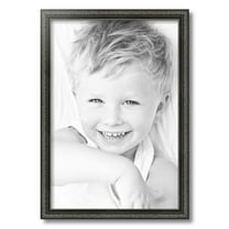 ArtToFrames 15" x 22" Antique Black Picture Frame, 15x22 inch Black Wood Poster Frame (WOM-5106)