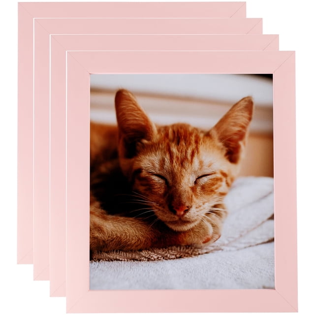 ArtToFrames 15" x 29" Pink Picture Frame, 15x29 inch Pink Wood Poster Frame (WOM-4120), 4 Pack