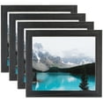 thumbnail image 1 of ArtToFrames 15" x 36" Distressed Black Picture Frame, 15x36 inch Black Wood Poster Frame (WOM-4592), 4 Pack, 1 of 7