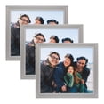 thumbnail image 1 of ArtToFrames 15" x 36" Silver Picture Frame, 15x36 inch Silver Wood Poster Frame (WOM-5388), 3 Pack, 1 of 8