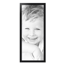 ArtToFrames 15" x 37" Black Steel Picture Frame, 15x37 inch Black MDF Poster Frame (WOM-4639), Pack