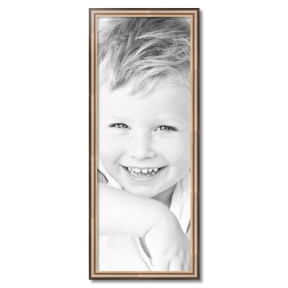 ArtToFrames 15" x 40" Anique Silver Picture Frame, 15x40 inch Silver Wood Poster Frame (WOM-4964)