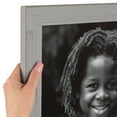 thumbnail image 1 of ArtToFrames 15" x 43" Grey Picture Frame, 15x43 inch Gray Wood Poster Frame (WOM-4594),  Pack, 1 of 8