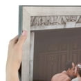 thumbnail image 1 of ArtToFrames 15x15 CM / 5.91x5.91 INCH Silver Picture Frame, This 1.25 Inch  MDF Poster Frame is Muted Cold Silver (CMWOM-4672), 1 of 8