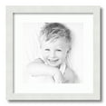 thumbnail image 1 of ArtToFrames 15x15 Matted Picture Frame with 11x11 Single Mat Photo Opening Framed in 1.25 Satin White Frame and 2 Super White Mat (FWM-3966-15x15), 1 of 8
